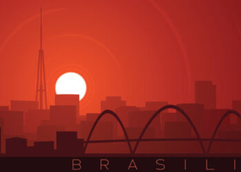 Brasília se veste de vermelho com a florada dos flamboyants